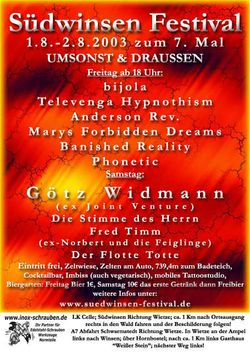 Plakat aus 2003